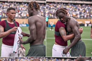 对阵老东家！弟媳世俱杯半决赛踢满全场，赛后与查洛巴互换球衣